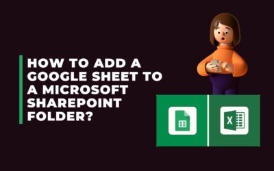 Add a Google Sheet to a Microsoft SharePoint Folder
