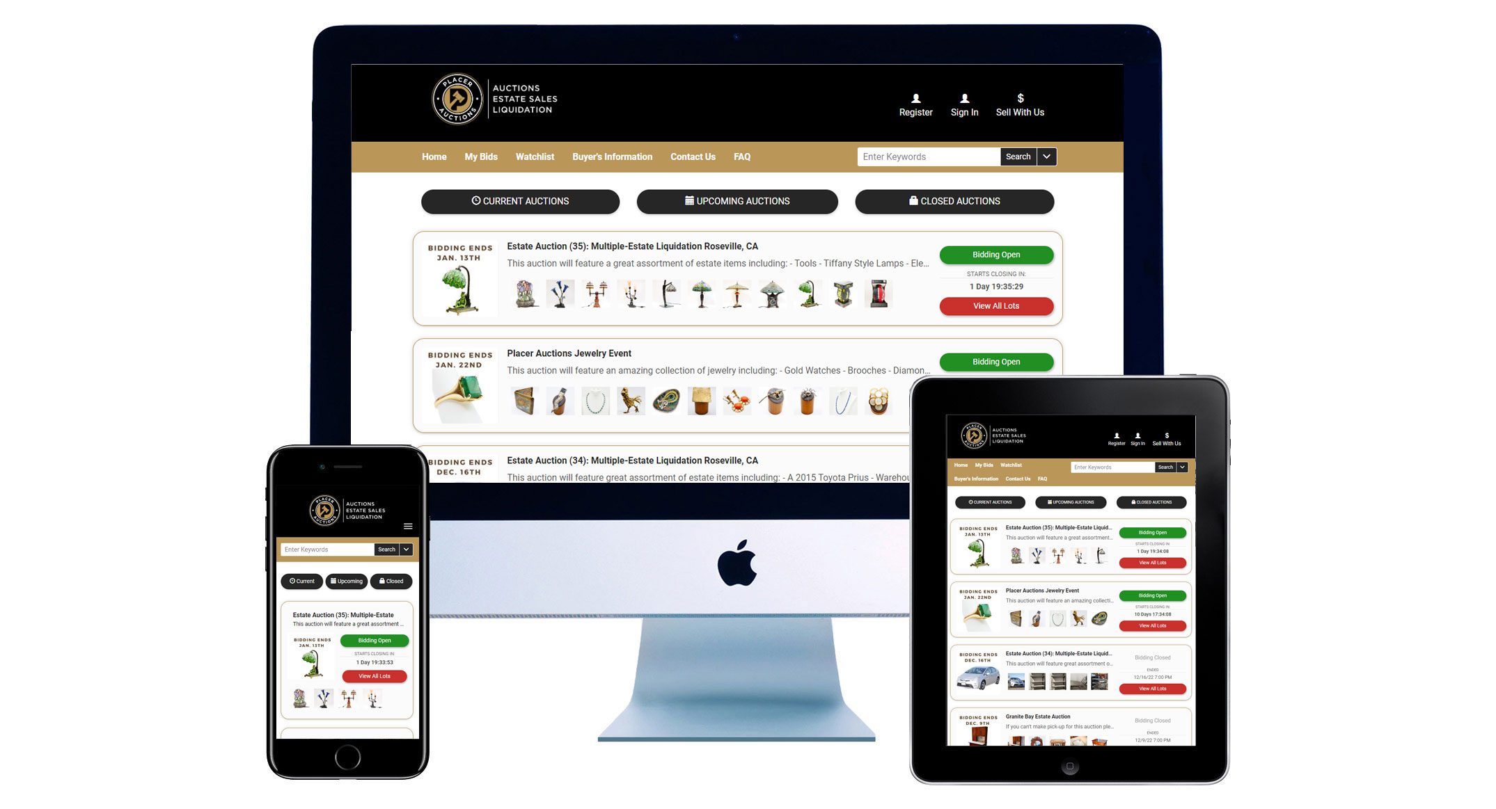 Auction estate sales