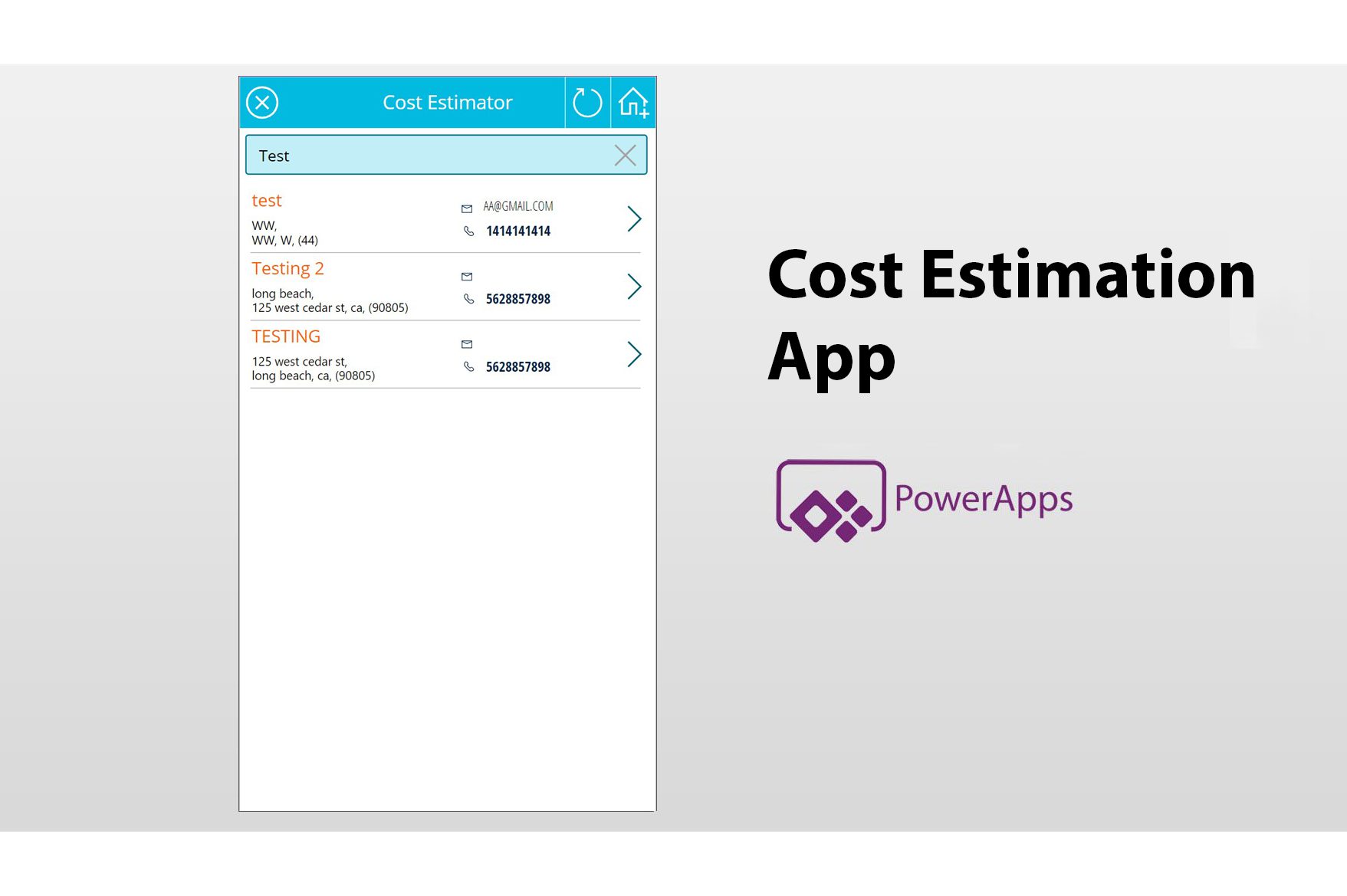 Cost Estimation App